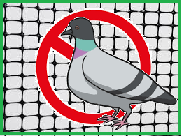 防鳥ネット対策